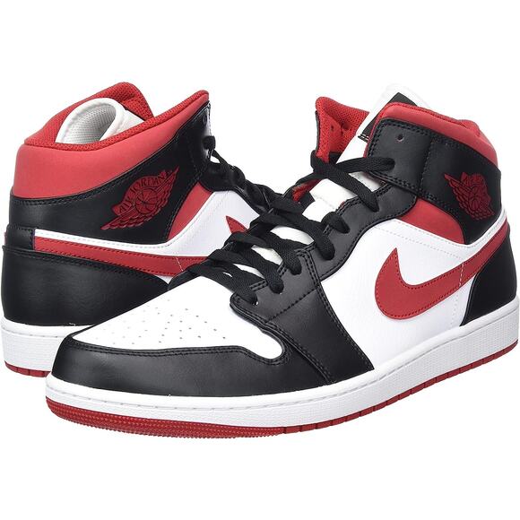 NikeAir Jordan 1 Retro Mid GSBlack Gym Red5.5 Youth